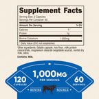 Nutricost Bovine Colostrum 1000mg, 120 Capsules - Gluten-Free & Non-GMO