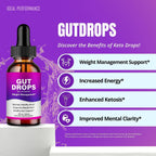 Gut Drops - Complemento Alimenticio Líquido Natural, Máxima Potencia (1 Envase)