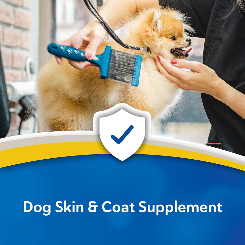 Doc Roy's Derma Coat Plus, Soft Chews with Omega 3-6-9 and Biotin for Dogs, 120 Count