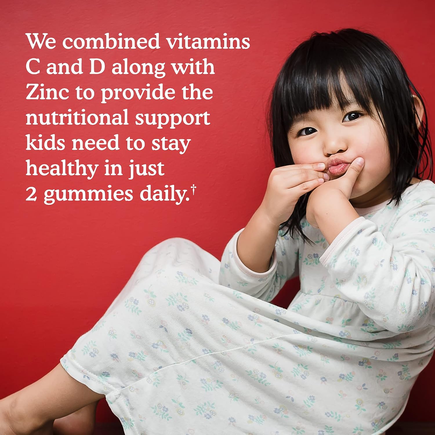 Garden of Life Kids Immune Support Gummies - Apoyo Inmunitario Infantil con Vitamina C, D3 y Zinc, Orgánico, Sin Gluten, Sin Azúcar, Sabor Cereza, 30 Días