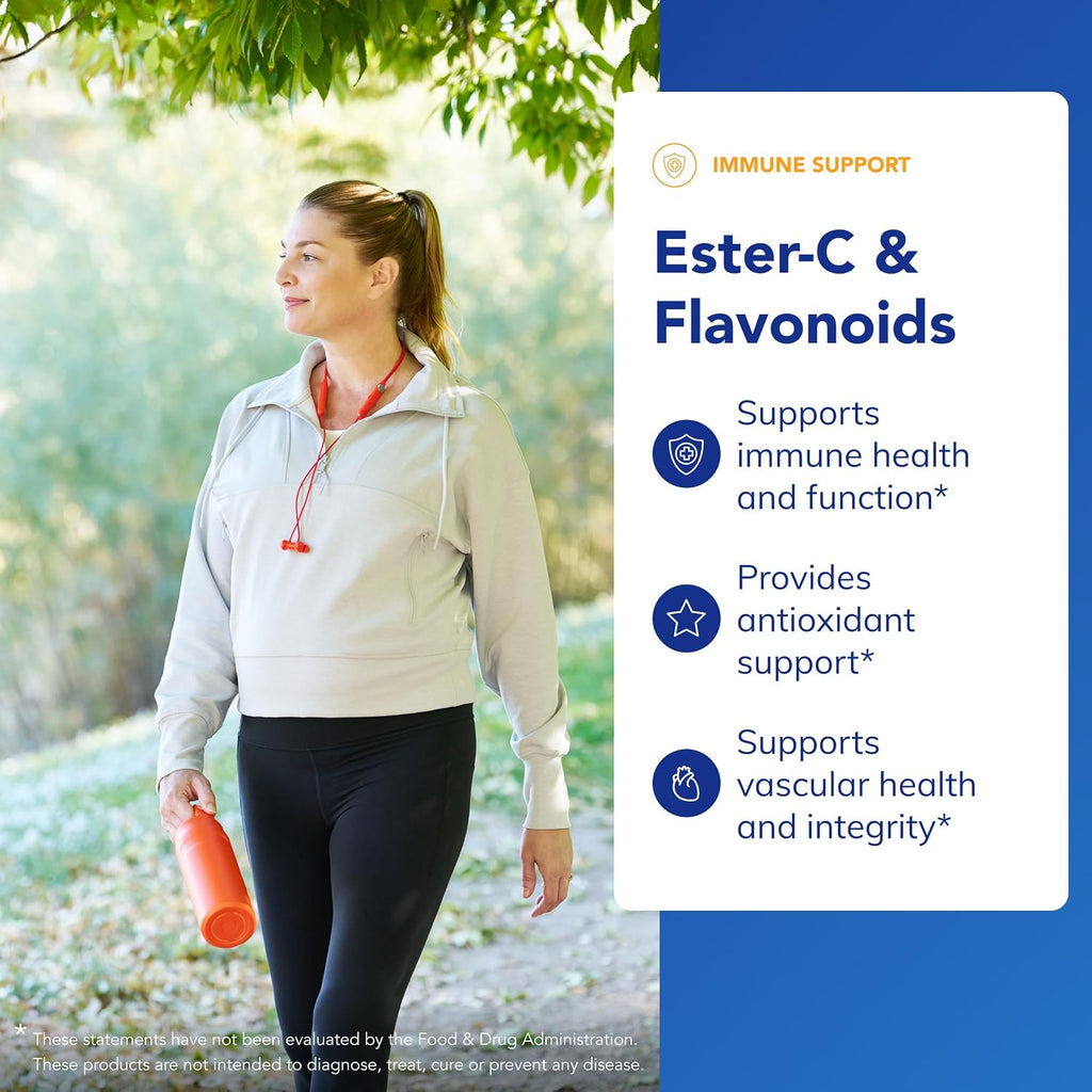 Pure Encapsulations Ester-C & Flavonoids - Vitamin C with Bioflavonoids, Quercetin, and Rutin - 90 Capsules