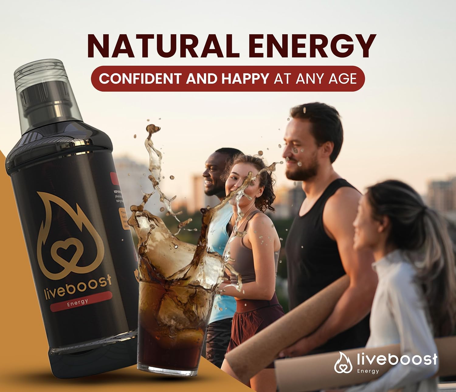 LiveBoost Complemento de Energía y Circulación - 480 ml