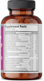 Futurebiotics Hair, Skin & Nails Multivitamínico de Belleza con Biotina - 180 Comprimidos