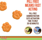 Licks Skin & Allergy - Gomitas para Perros con Omega-3, Turmeric, Inositol y Vitamina C - Sabor a Pollo - 90 unidades