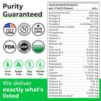 BARK&SPARK Multivitamínico para Perros con Glucosamina, Condroitina y Omega 3 - 120 Comprimidos