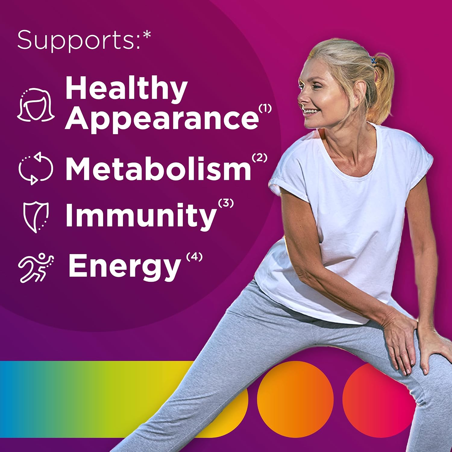 Centrum MultiGummies Mujeres - Gomitas Multivitamínicas con Vitaminas D3, B, C y Zinc - 150 uds