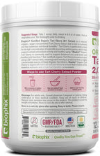 biophix Polvo de Cereza Ácida Orgánica Extracto 20:1 - 350 g (12.3 oz) - Superalimento Natural - Sin Azúcar Añadido - Vegano