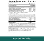 Michael's Health Memory Factors - 90 comprimidos vegetales - Apoyo para la memoria y la cognición - Kosher