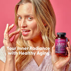 recomnd Lady+ Formula - Multivitamínico para Mujeres con Ashwagandha y Lion's Mane, 120 Cápsulas
