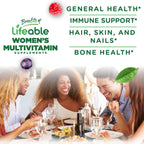 Lifeable Multivitamínico Femenino en Gominolas Sabor Frambuesa - 90 Gominolas