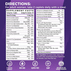 Vitamin World Ultra 360 Multivitamínico para Mujeres 50+ con Minerales y Hierbas, 180 Comprimidos