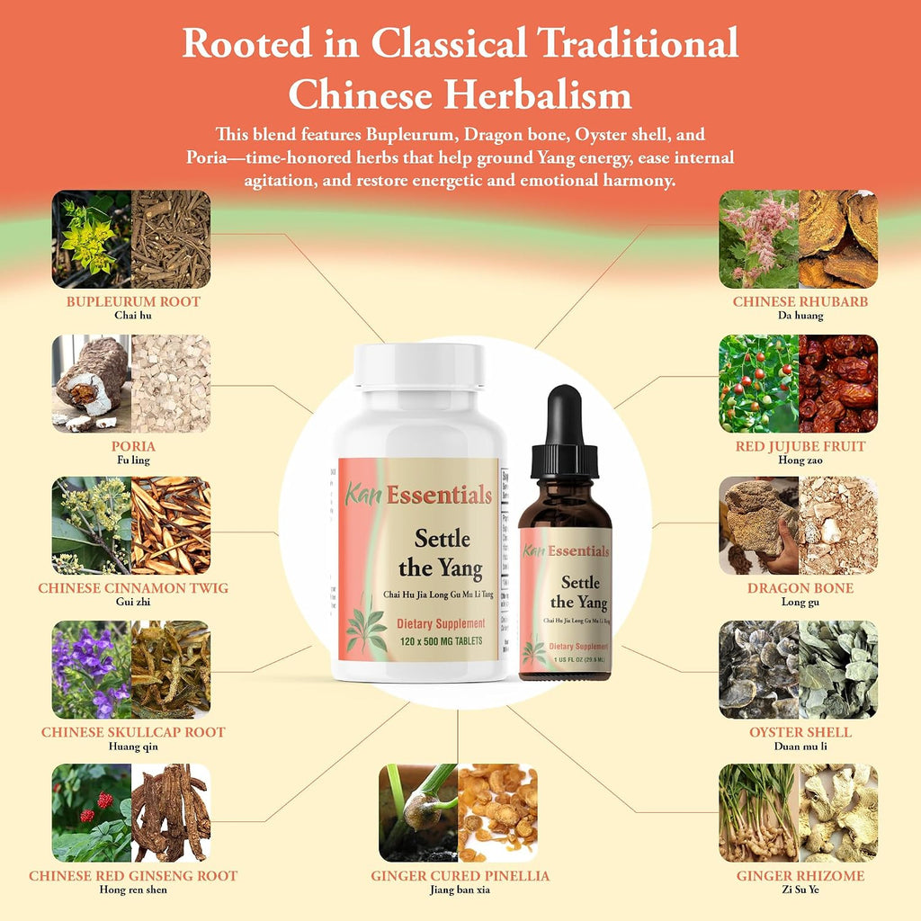 Kan Herb Company Settle the Yang – 120 Tablets for Dogs and Cats