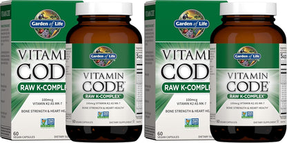 Garden of Life, Raw Vitamin Code K Complex Organic, 60 Cápsulas Vegetales – Image 5