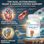 Omega 3 para Perros - Cápsulas de Aceite de Pescado con Alto EPA y DHA - Apoyo para Piel, Articulaciones y Salud General - 180 Cápsulas - Nutrition Strength