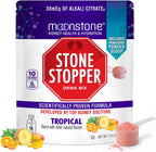 Stone Stopper Drink Mix, Tropical - Suplemento de Citrato Alcalino para la Salud Renal (30 Sobres)