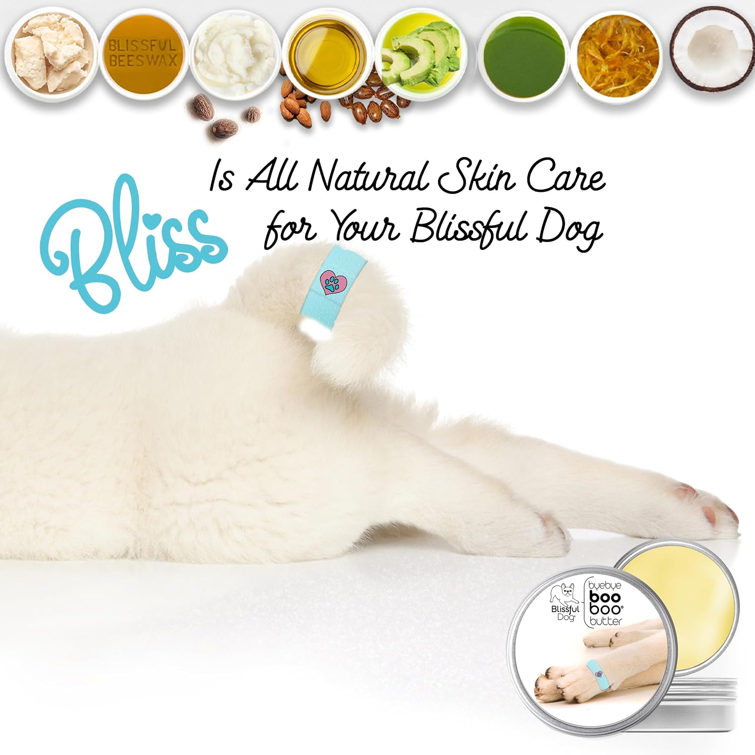 The Blissful Dog Boo Boo Butter para Molestias de tu Perro, 113g (4 oz)