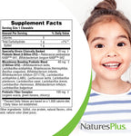 NaturesPlus Animal Parade Probiotic - 30 Comprimidos Masticables - Suplemento de Probióticos para Niños - Sabor a Frutos del Bosque - Vegano, Sin Gluten