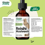 Gotas de Reishi para Perros - Forever Puppy - Apoyo Inmunológico - Sin Azúcar ni Alcohol - 60 ml