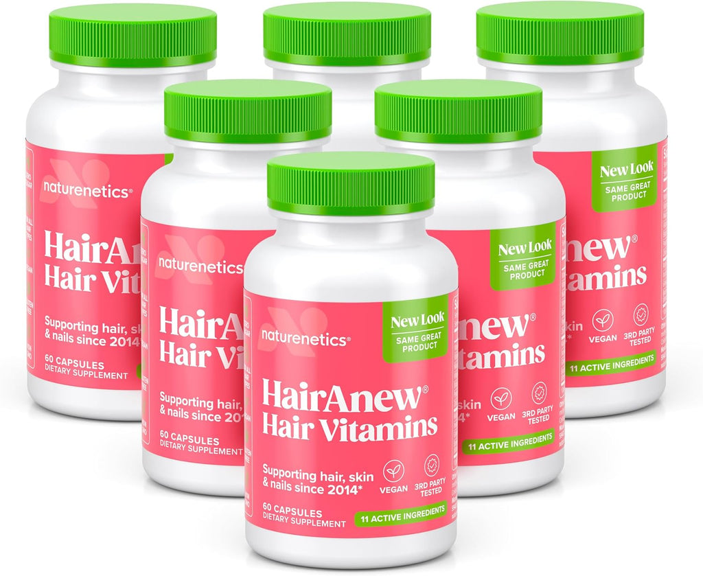 HairAnew – Vitaminas para el Cabello con Biotina 5000 mcg