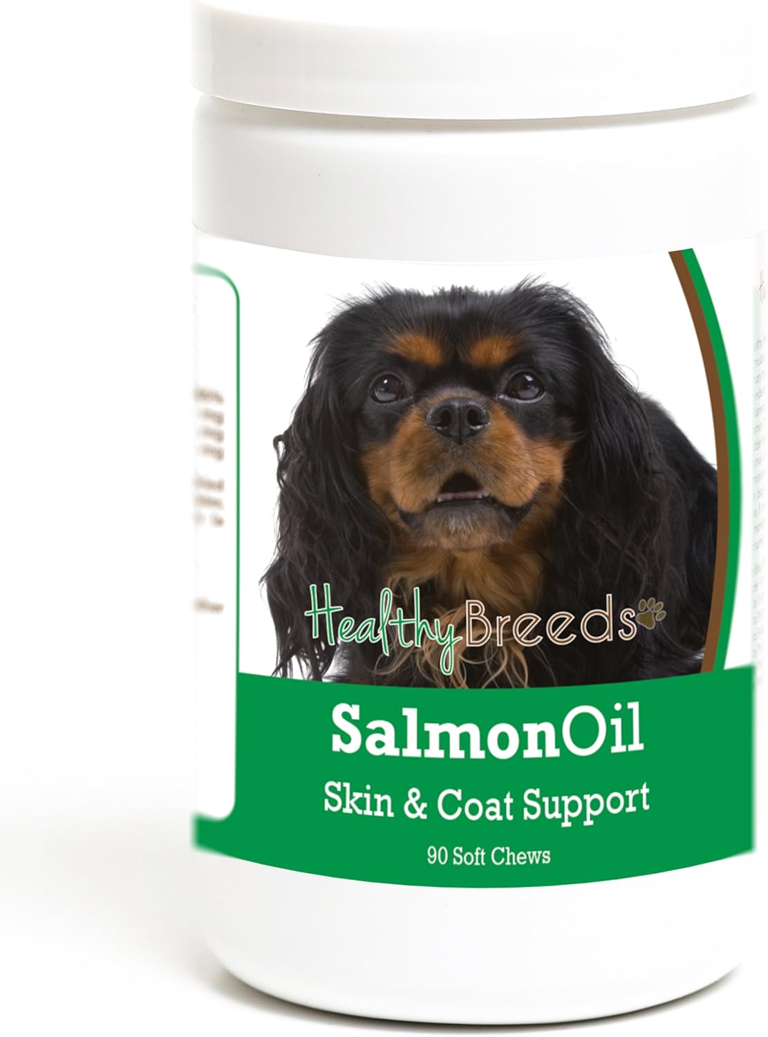 Healthy Breeds Masticables Blandos de Aceite de Salmón para Perros English Toy Spaniel 90 uds