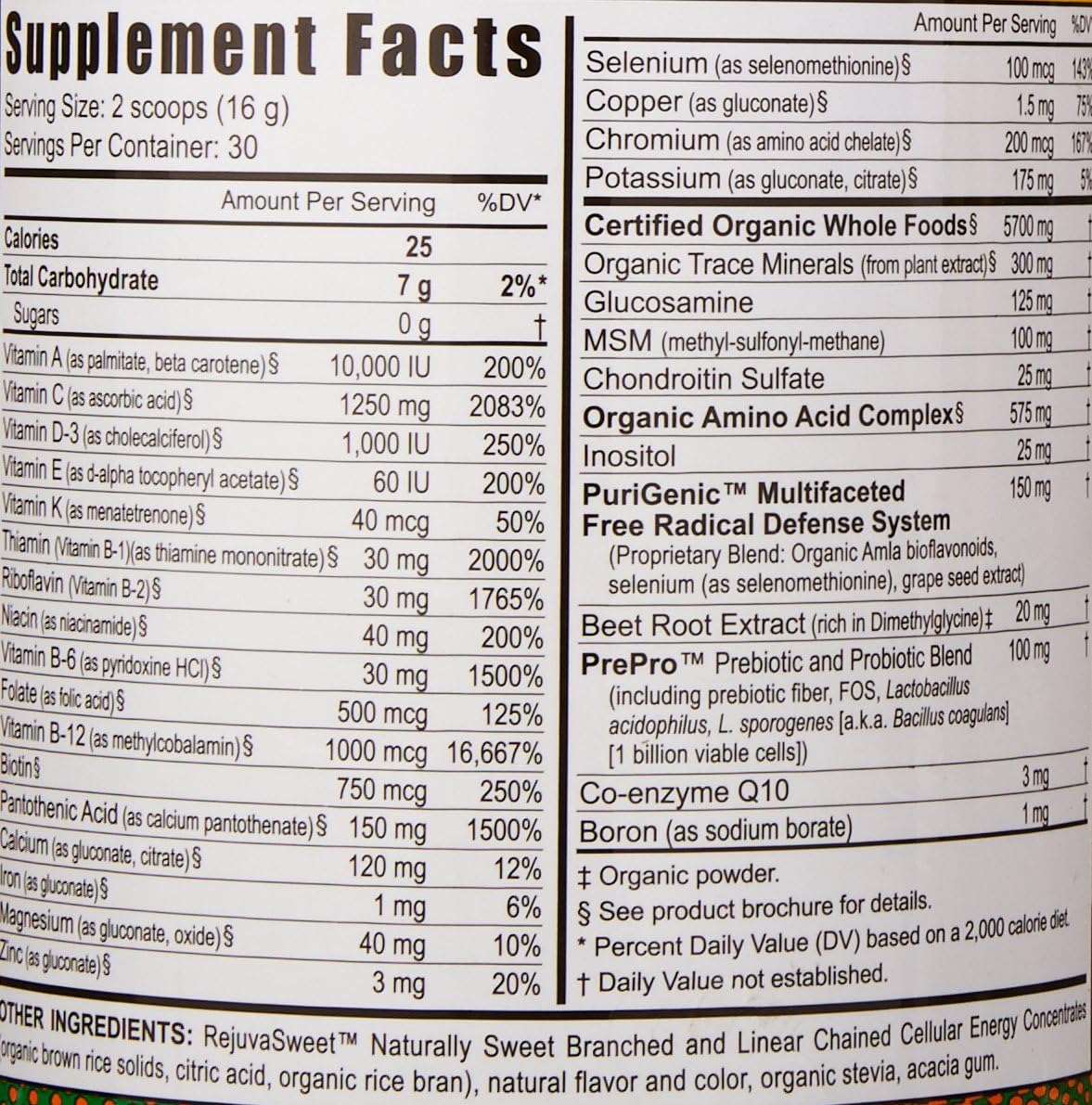 Youngevity Beyond Tangy Tangerine 2.0 Complejo Multivitamínico y Mineral - Sabor Citrus Peach Fusion (3 Botes)