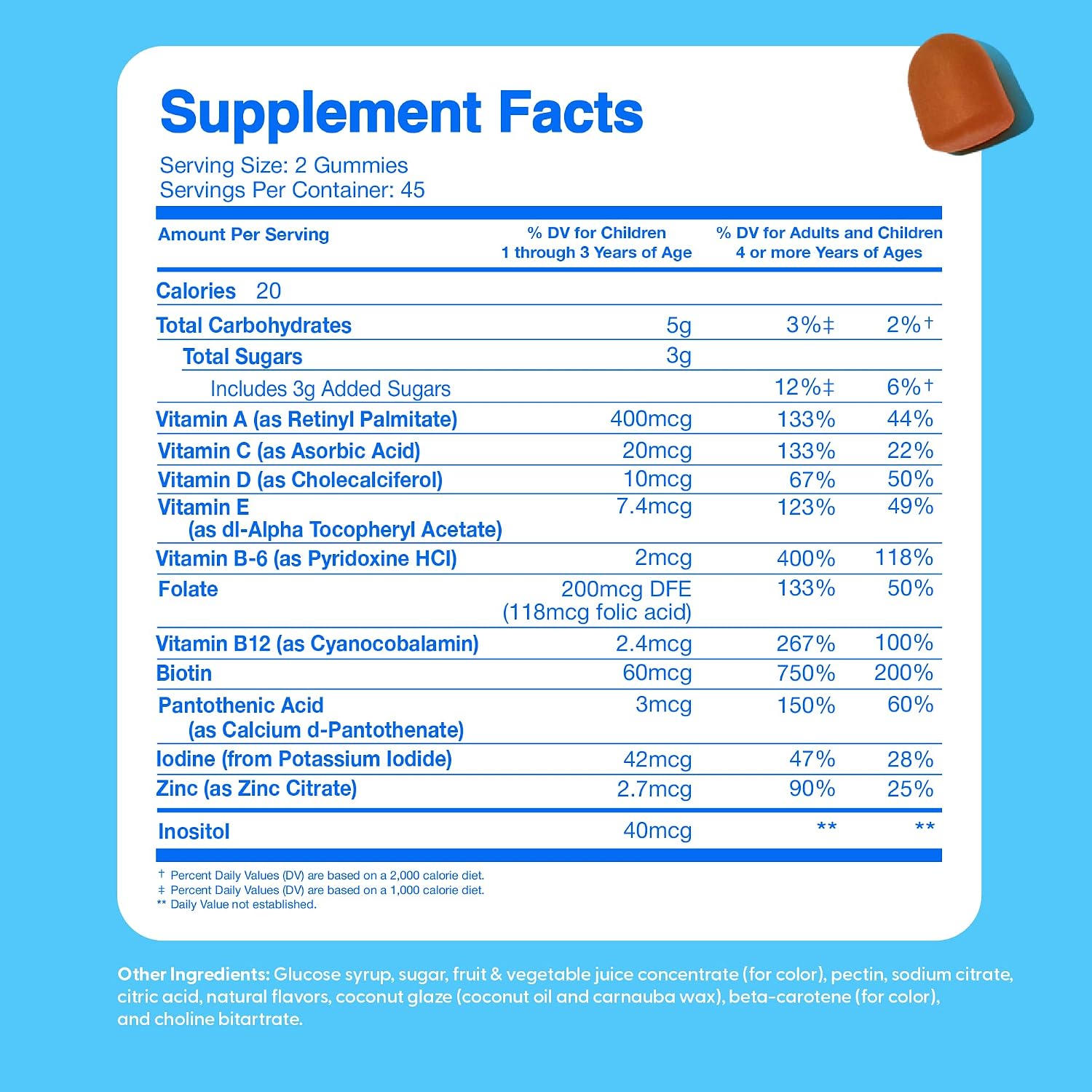 Feel Great Kids Multivitamin Gummies - Gominolas Multivitamínicas para Niños, 45 Días