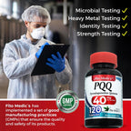 FITO MEDIC'S Lab PQQ 40 mg – 120 Cápsulas – Pirroloquinolina Quinona