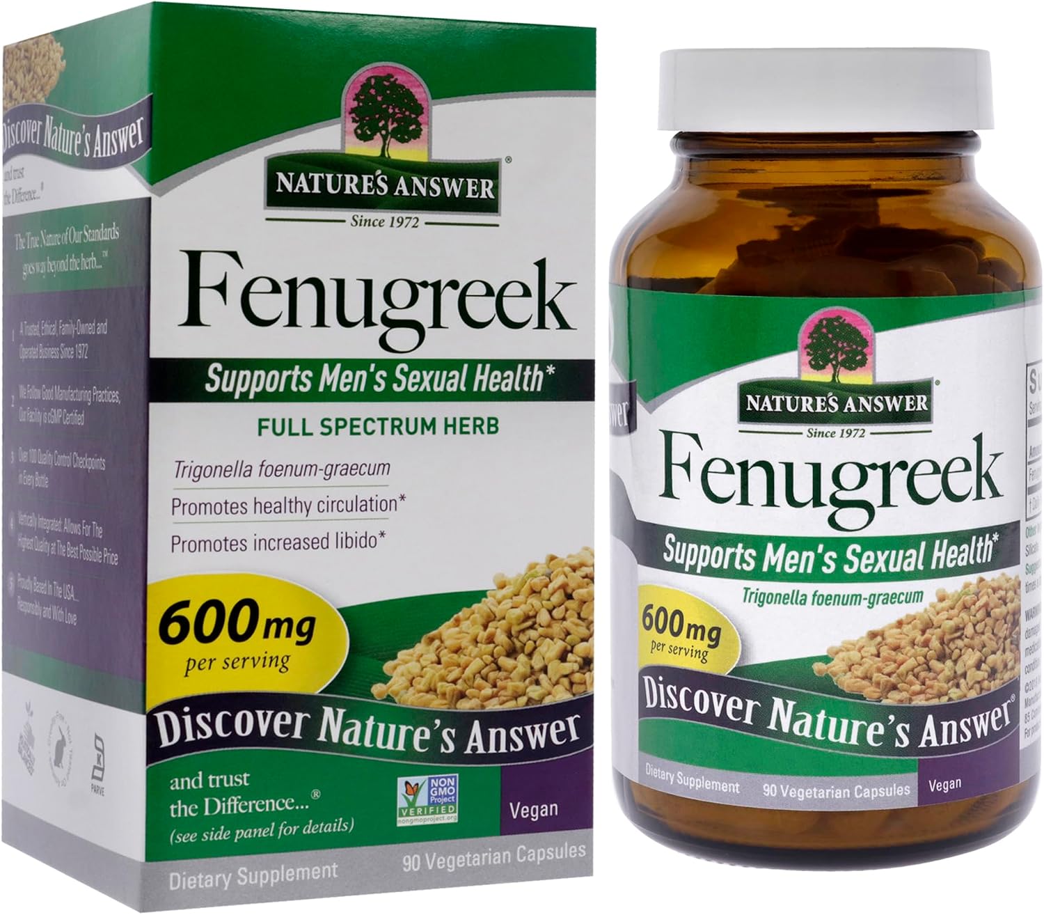 Nature's Answer Fenugreek Seeds - 90 Tablets