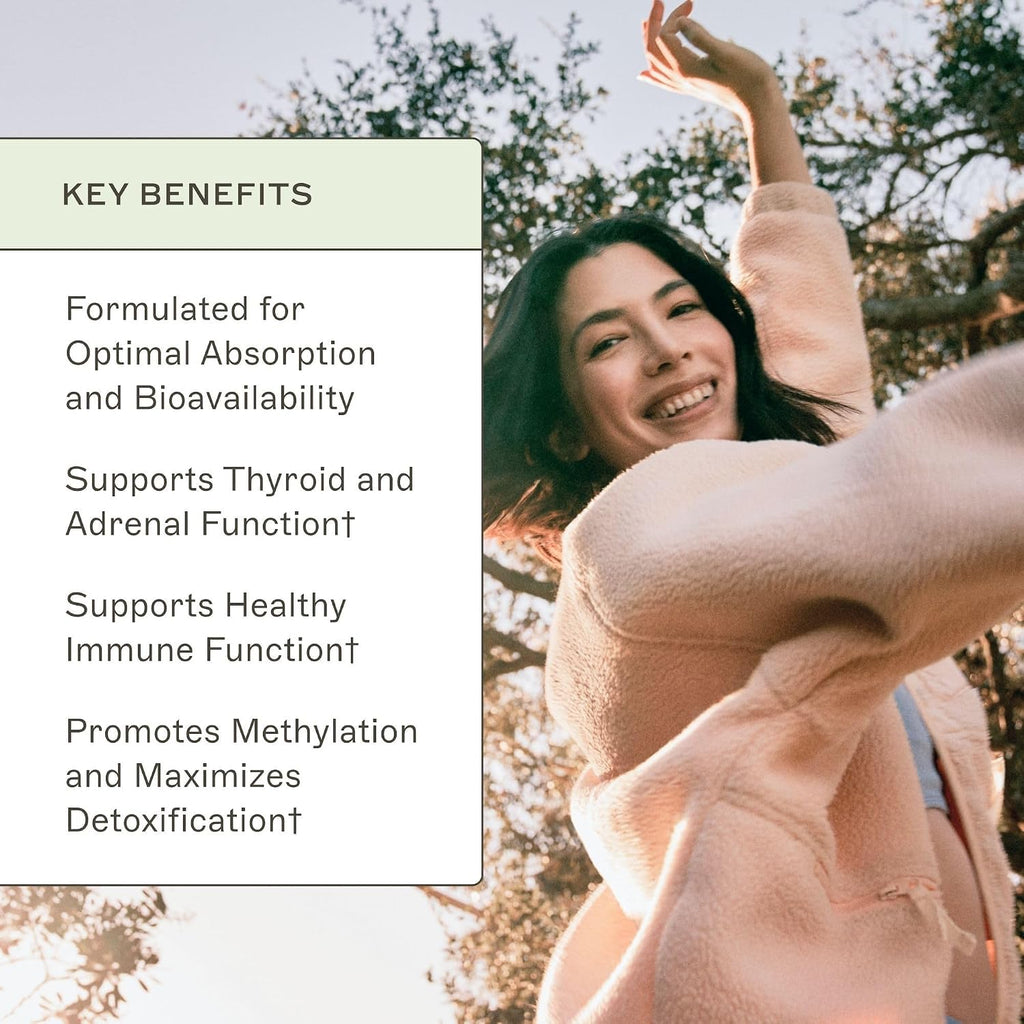 Amy Myers MD The Myers Way Multivitamin - Apoya la salud inmunológica, tiroidea y suprarrenal - Sin gluten, sin lácteos, sin hierro