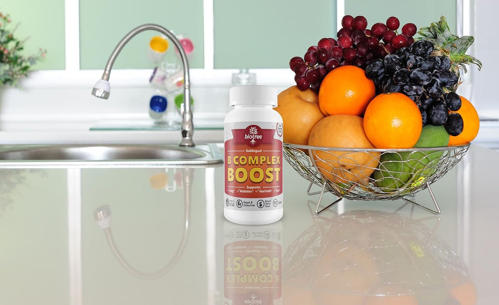 Vitamin B12 Sublingual B Complex - Complejo B con Metilcobalamina, B6, Biotina y Ácido Fólico - 90 Comprimidos