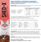 Shed-X Suplemento Líquido para Gatos, 8 oz – 100% Natural – Control de Muda Excesiva con Ácidos Grasos Esenciales, Vitaminas y Minerales