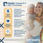 biophix Vitamina K2 MK-7 300mcg, 60 Cápsulas Veganas