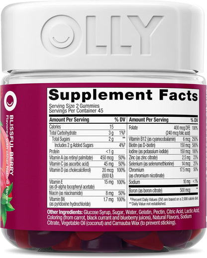 OLLY Multivitamínico para Mujeres en – Vitamina C : Contribuye al funcionamiento normal del sistema inmunitario y – Image 10