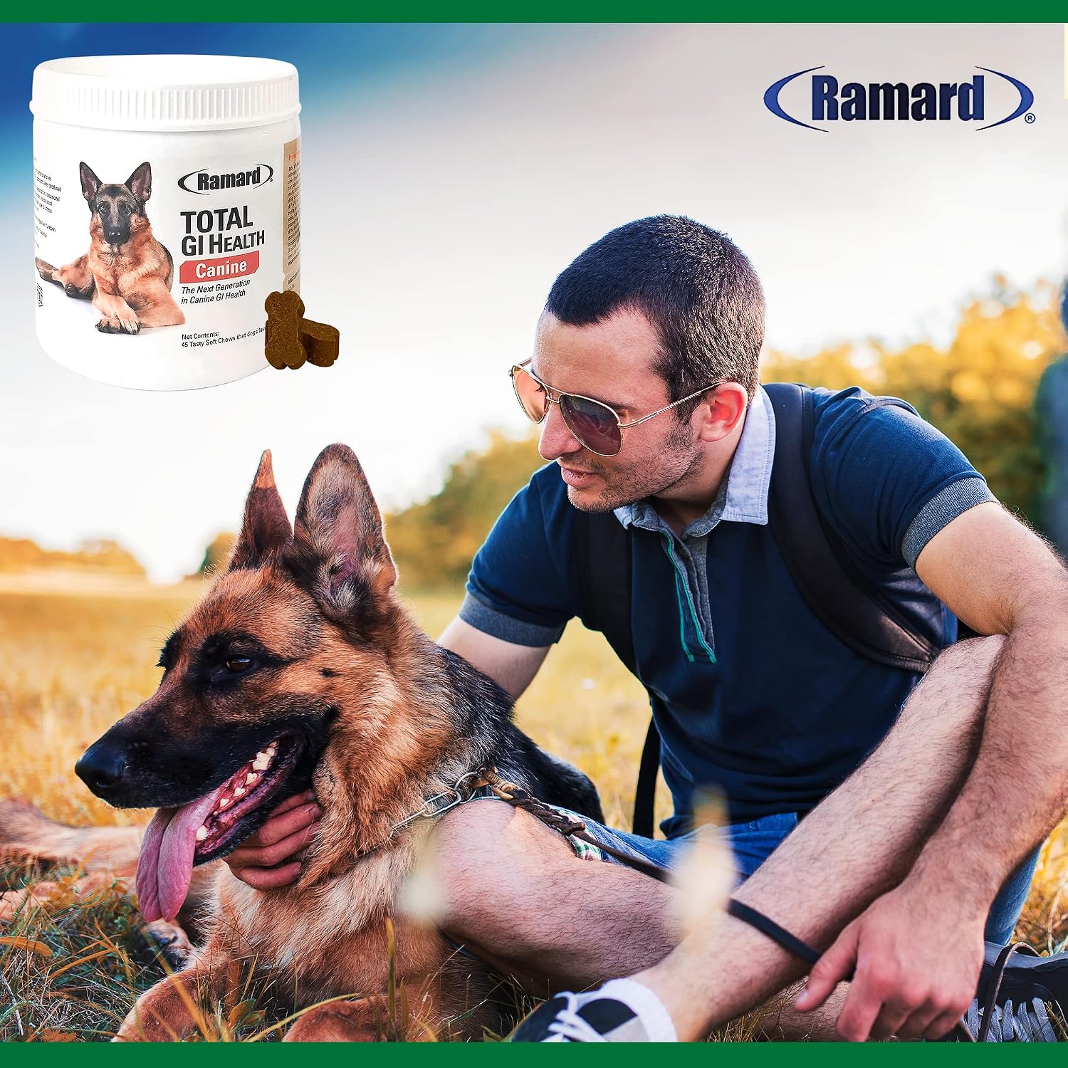 Ramard Total GI Canine Health Soft Chews, 45 unidades
