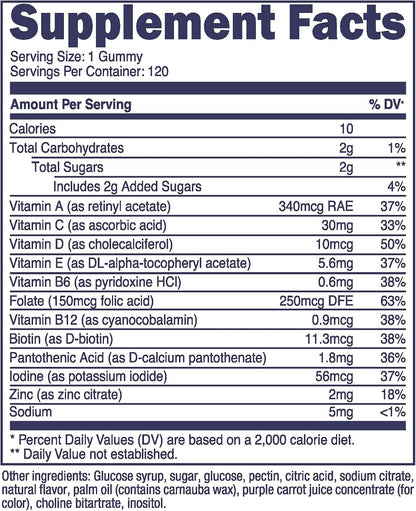 Nutricost Gomitas Multivitamínicas para – Vitamina C (para el sistema inmunitario y la formación de colágeno) – Image 6