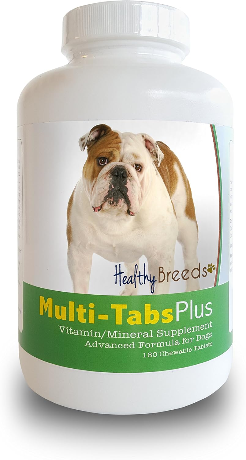Healthy Breeds Bulldog Multi-Tabs Plus Comprimidos Masticables 180 unidades