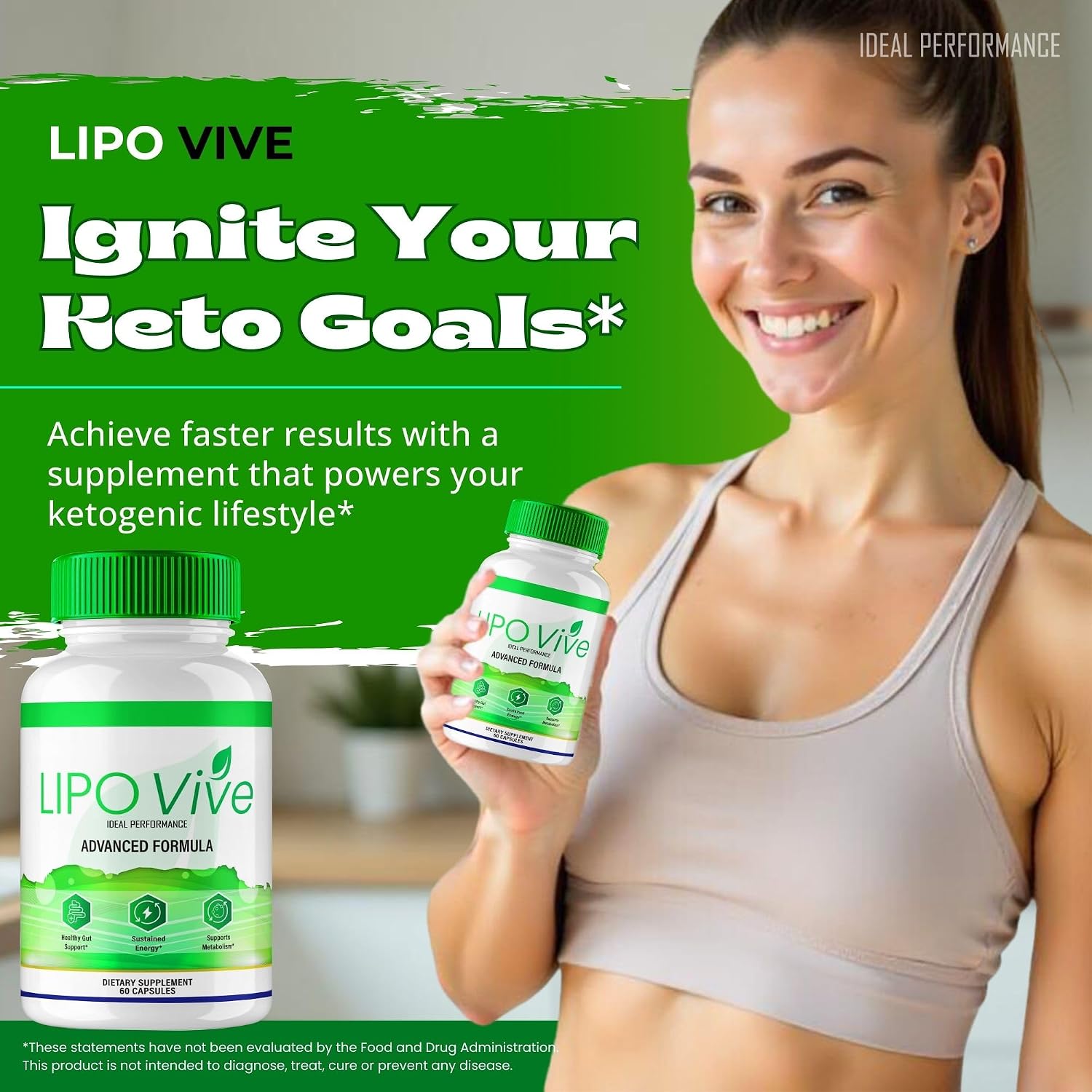 LipoVive Cápsulas - Fórmula Avanzada para Apoyo Energético - 60 Cápsulas