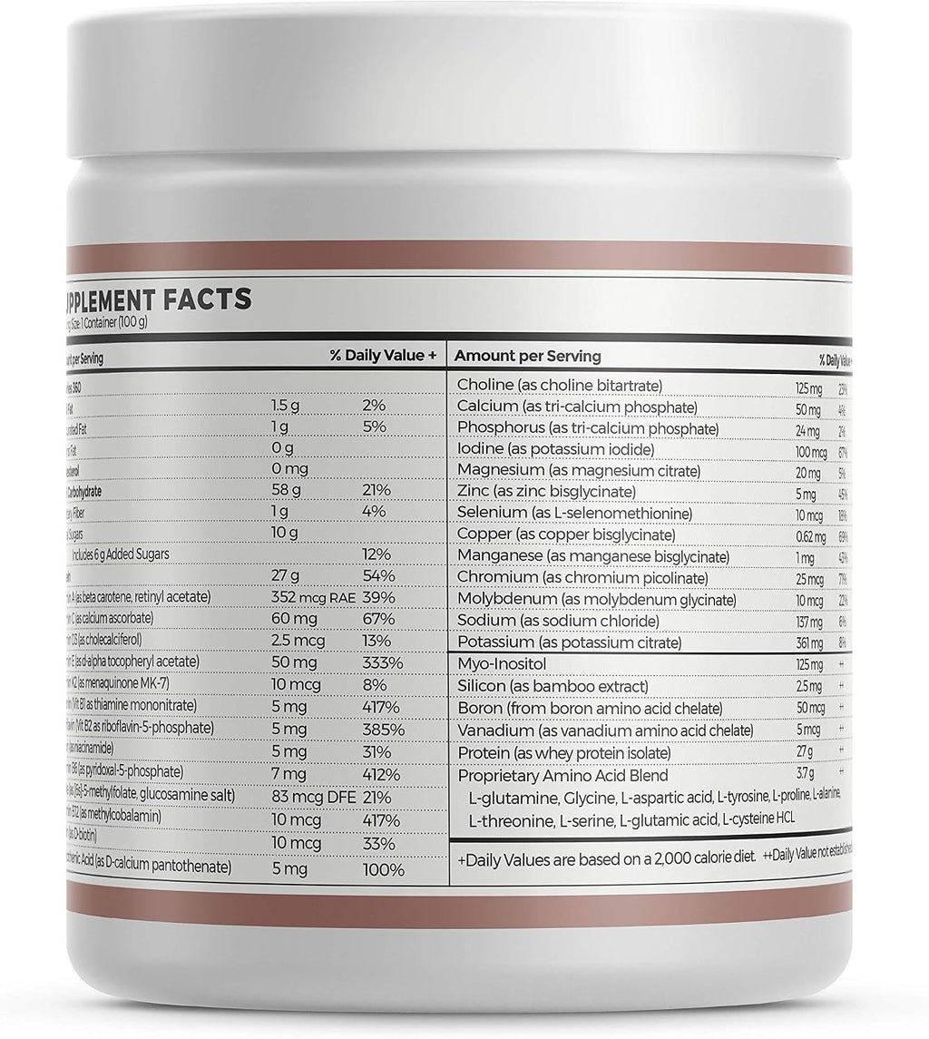 Absorb Plus Isolate Protein - Suplemento Dietético para la Salud Digestiva, Apoyo Nutricional Extra, No-GMO, Sin Gluten, Sin Lactosa, Sin Caseína (100 g, Mocha Grande)