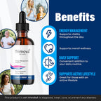 Trimova Metabolic Support Liquid Drops - Advanced Formula (Pack de 3 Botellas, 90 Días)
