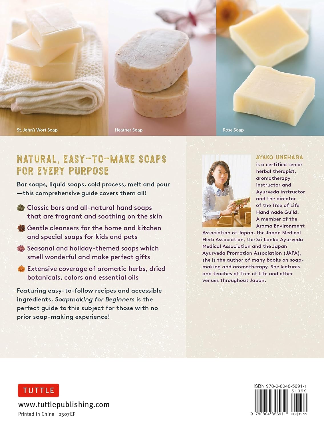 Fabricación de Jabón para Principiantes: 45 Recetas de Jabón 100% Natural para Hacer en Casa