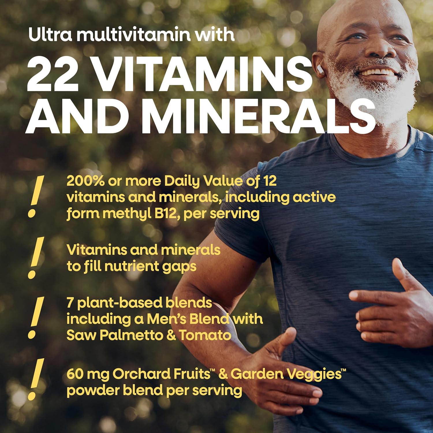 Nature's Way Alive! Multivitamínico Ultra Potente para Hombres 50+