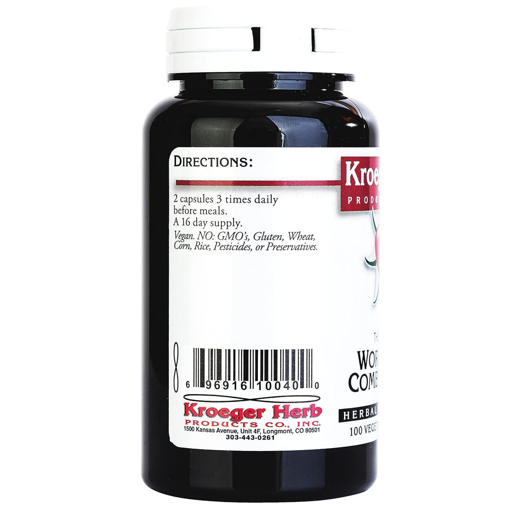 Kroeger Herb Wormwood Combination - 100 Comprimidos
