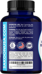 Sakoon nutrition Gominolas Multivitamínicas para Hombre con Probióticos y Prebióticos, 60 unidades