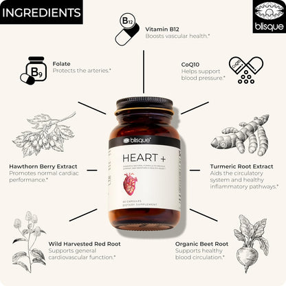 Blisque Heart+ – Apoyo Natural para la – Cúrcuma (Turmeric): Reconocida por sus propiedades antioxidantes que – Image 4
