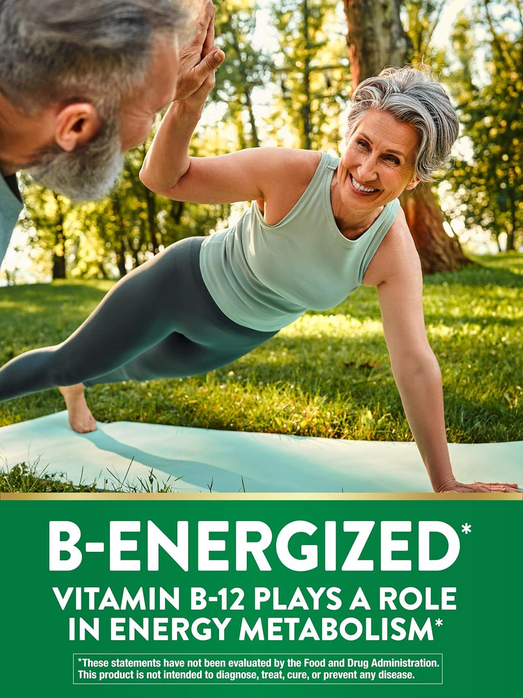 Nature's Truth Vitamina B12 500 mcg - 120 Comprimidos - Vegano, No-Transgénico y Sin Gluten