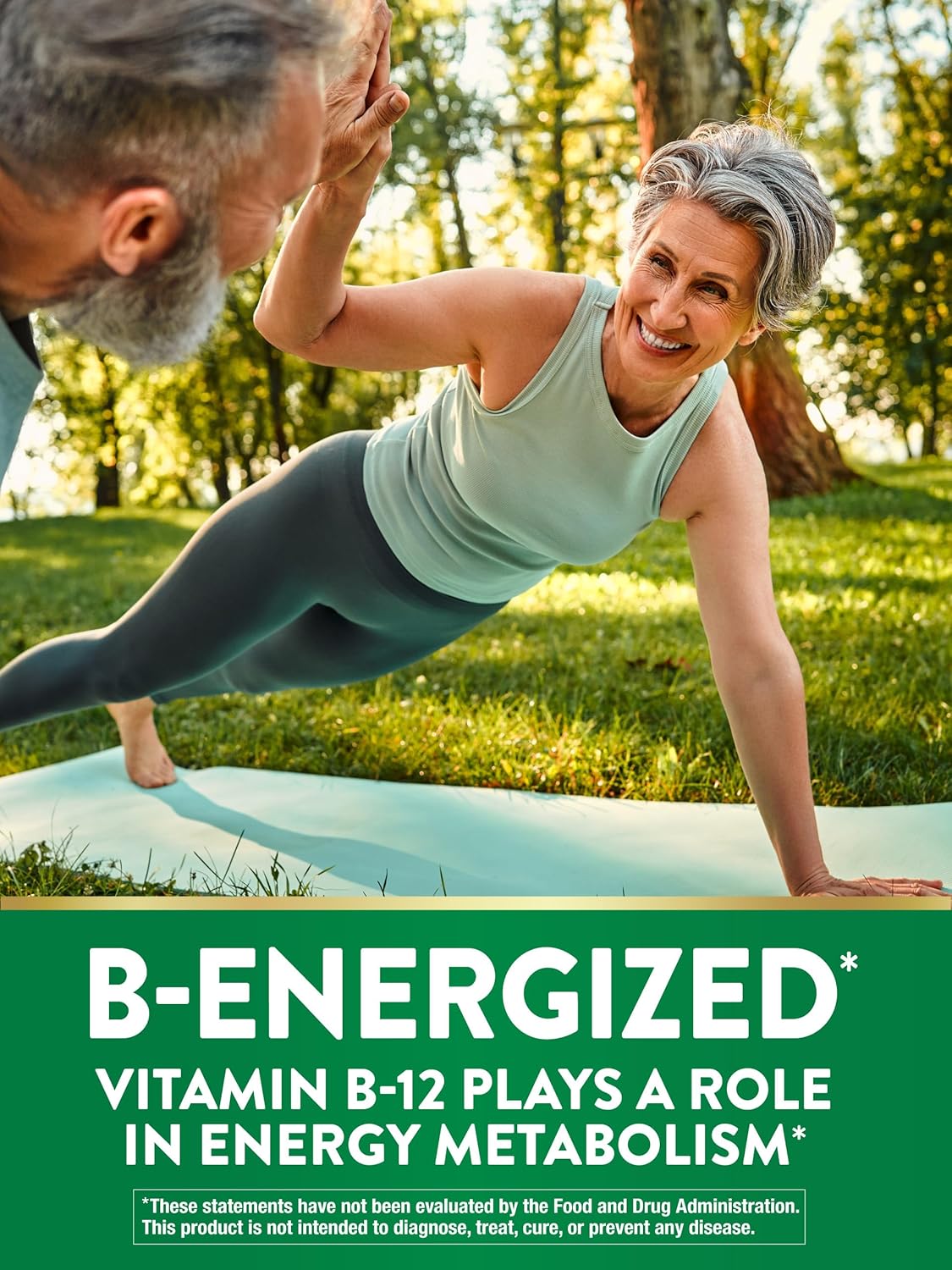 Nature's Truth Vitamina B12 500 mcg - 120 Comprimidos - Vegano, No-Transgénico y Sin Gluten
