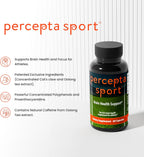 Percepta Sport - Suplemento Cerebral Natural para Deportistas - 30 Días