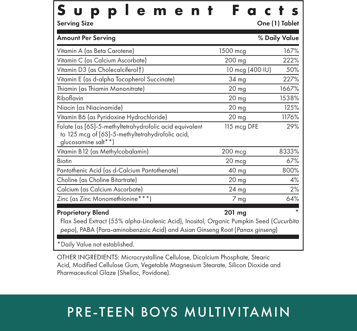 Michael's Health Multivitamínico Diario para Chicos Pre-Adolescentes - 60 Comprimidos Vegetarianos - Con Mezcla Herbolaria Masculina - Kosher