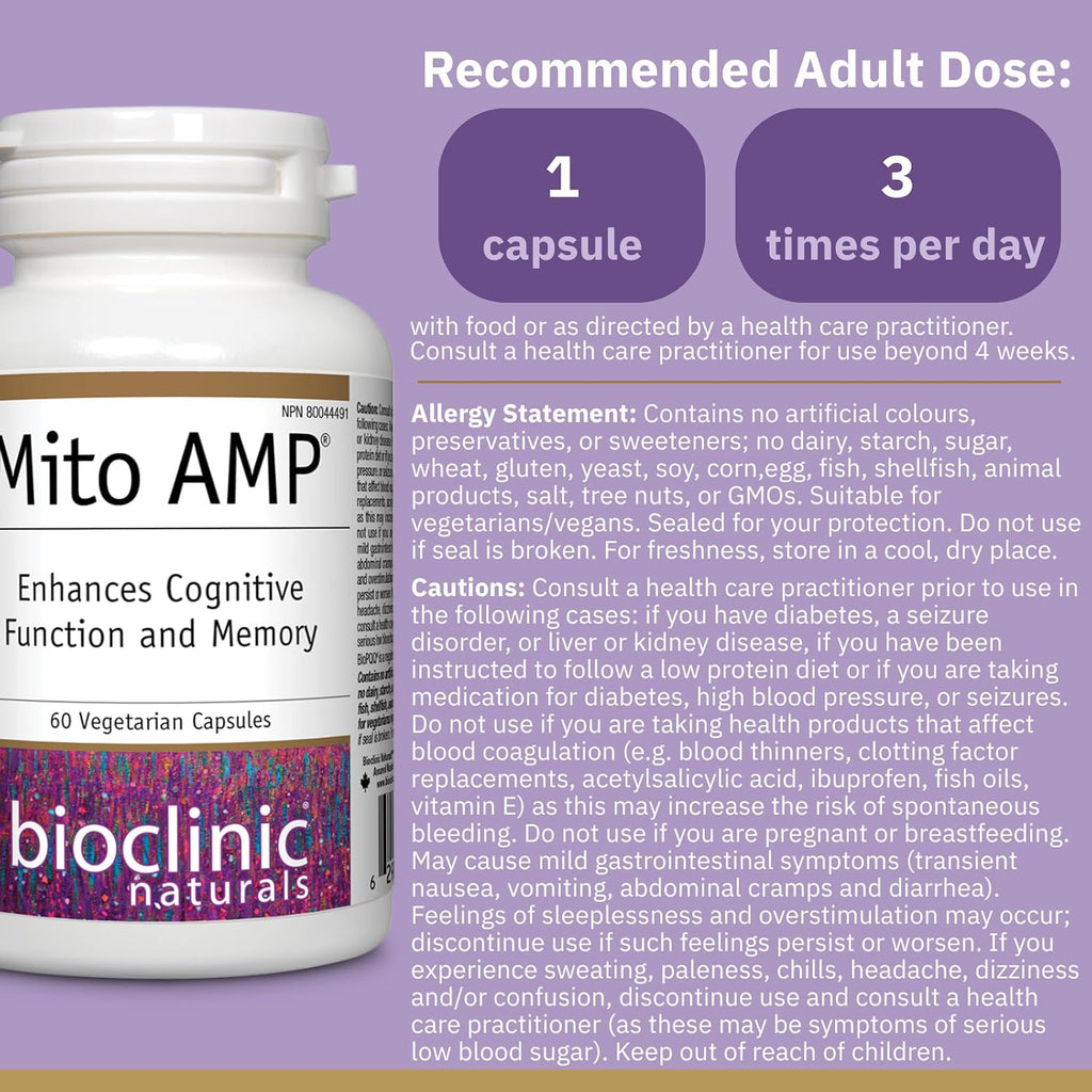 Bioclinic Naturals Mitolife Amp 60 Vcaps