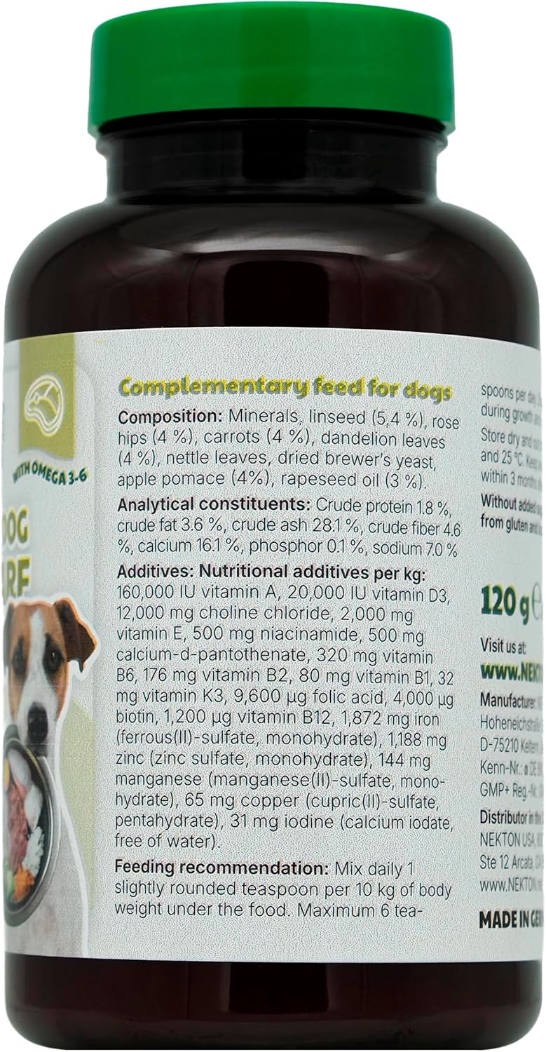 Nekton-Dog Easy Barf Suplemento Alimenticio para Perros BARF 120 g